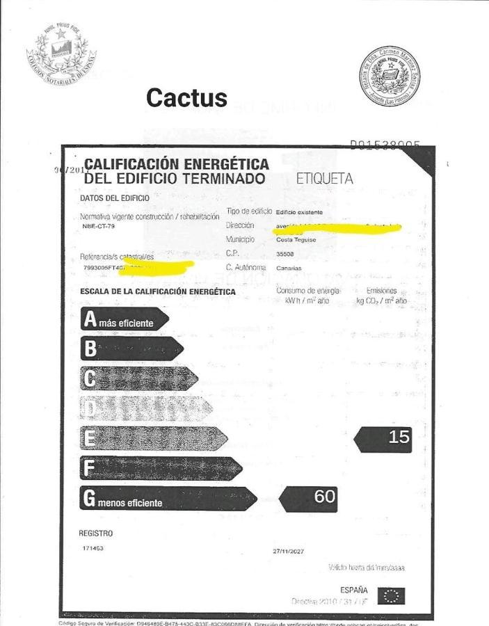 Vivienda Vacacional Cactus Costa Teguise Εξωτερικό φωτογραφία